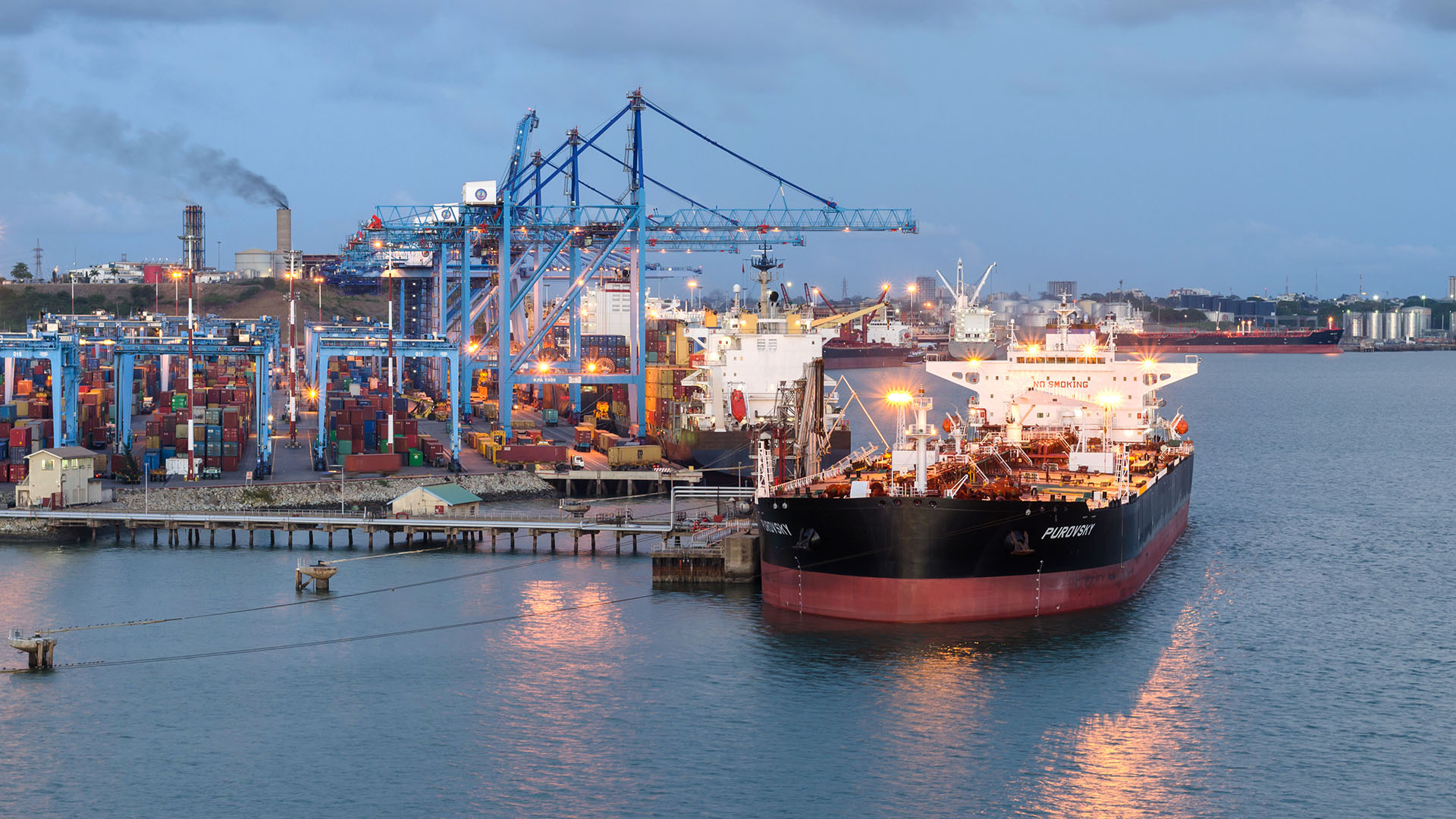 The Mombasa Port throughput registered a slight decline in 2020