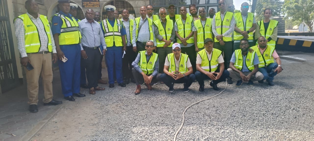 Djibouti Technical Committee delegation on a visit to the Mariakani weighbridge